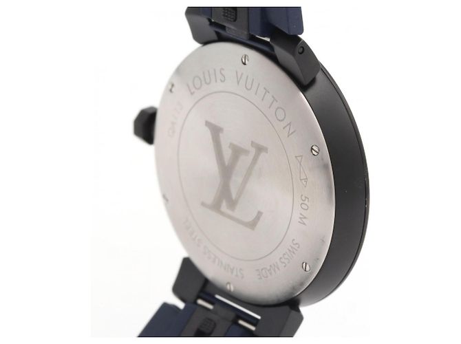 Orologio Louis Vuitton Tambour Slim Rainbow Quartz - vista 6