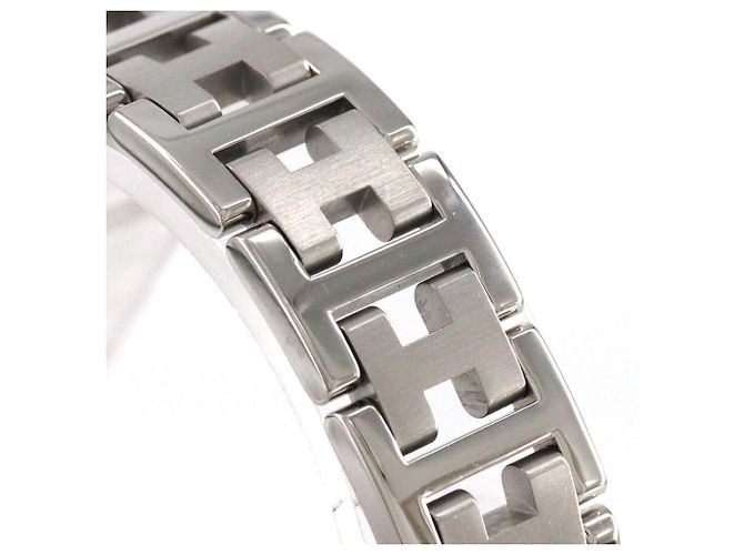 Hermès Hermes Clipper CL4.210 Quarzarmbanduhr aus Edelstahl - Ansicht 5