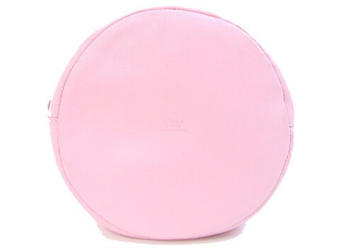Hermès Bolsa Hermes em couro rosa claro - vista 3