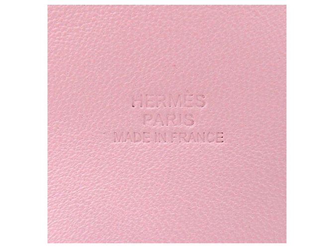 Hermès Bolsa Hermes em couro rosa claro - vista 5