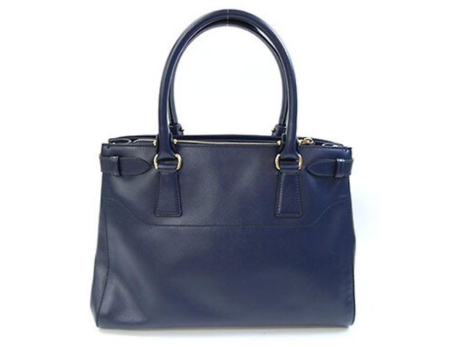 Borsa a tracolla in pelle blu navy Salvatore Ferragamo - vista 2