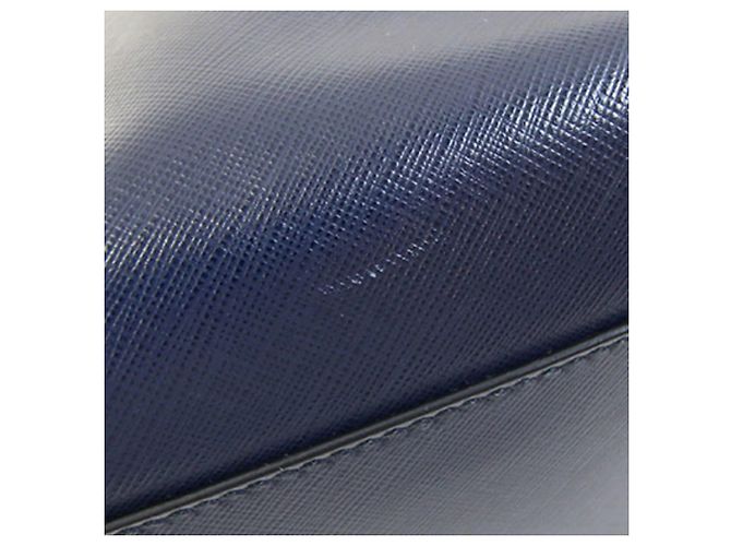 Borsa a tracolla in pelle blu navy Salvatore Ferragamo - vista 5