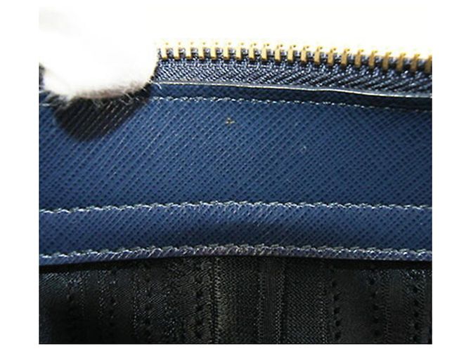 Borsa a tracolla in pelle blu navy Salvatore Ferragamo - vista 9