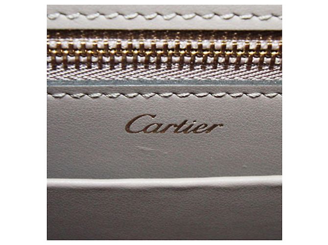 Borsa a tracolla Cartier Must C Beige - vista 4