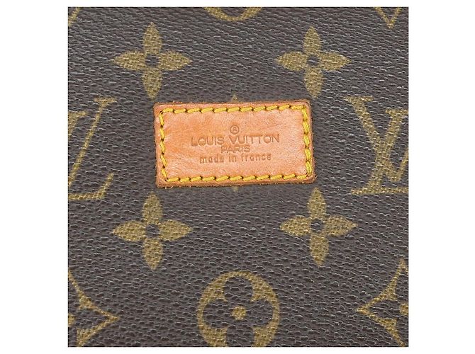 Louis Vuitton Saumur Monogram 35 Marrone - vista 4