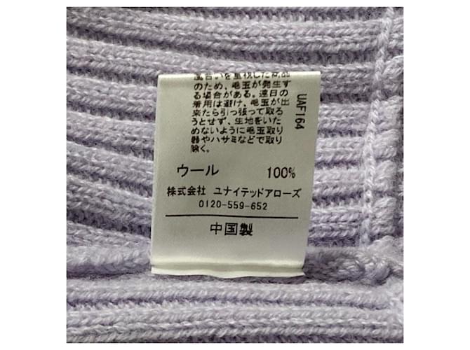 Autre Marque EMMEL REFINES Strickpullover mit Rundhalsausschnitt Lila - Ansicht 7