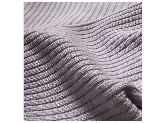 Autre Marque EMMEL REFINES Strickpullover mit Rundhalsausschnitt Lila - Ansicht 8