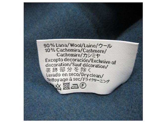 Sciarpa in misto cashmere Anagram Loewe Verde - vista 7