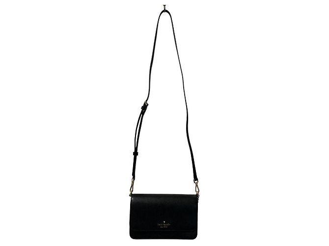 Borsa a tracolla con catena Kate Spade Nero - vista 7