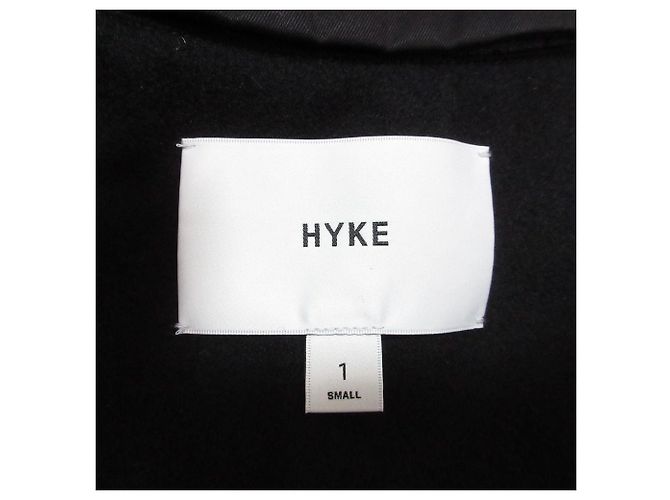 Autre Marque HYKE Liner Trench Coat Trench Coat Negro - vista 11