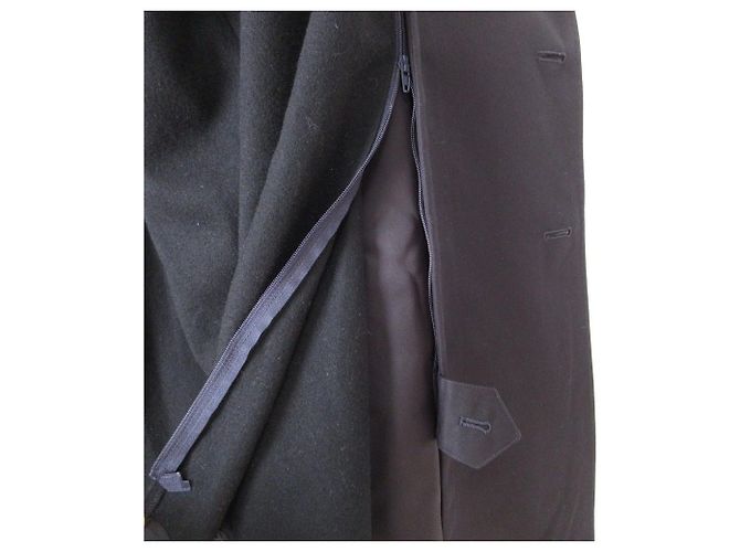 Autre Marque HYKE Liner Trench Coat Trench Coat Negro - vista 7