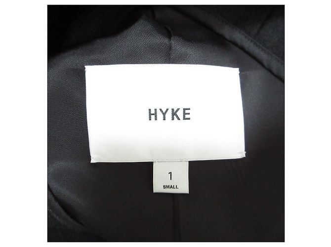 Autre Marque HYKE Liner Trench Coat Trench Coat Negro - vista 8