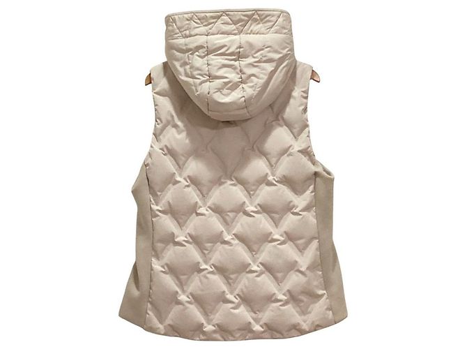 Autre Marque Colete de Penas BOUTIQUE NICOLE Bege - vista 2