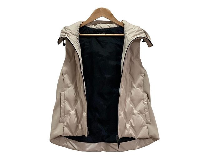 Autre Marque Colete de Penas BOUTIQUE NICOLE Bege - vista 3