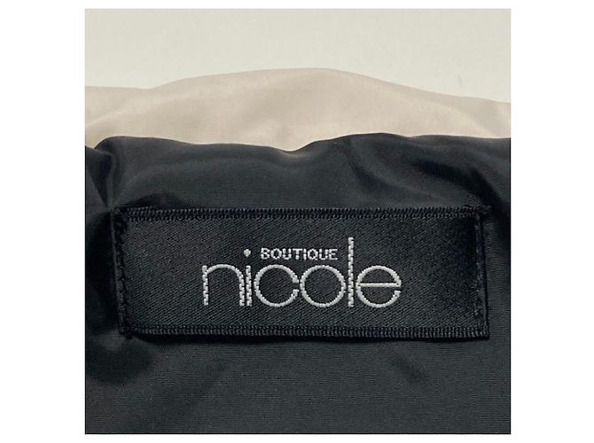 Autre Marque Colete de Penas BOUTIQUE NICOLE Bege - vista 4