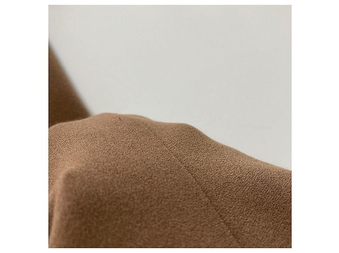 Autre Marque Falda elástica Hiroko Koshino Castaño Camello - vista 7