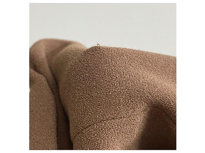 Autre Marque Falda elástica Hiroko Koshino Castaño Camello - vista 8