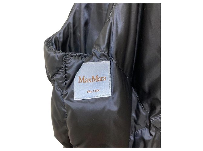 Max Mara The Cube TREGTL Chaleco largo acolchado de plumón Negro - vista 10