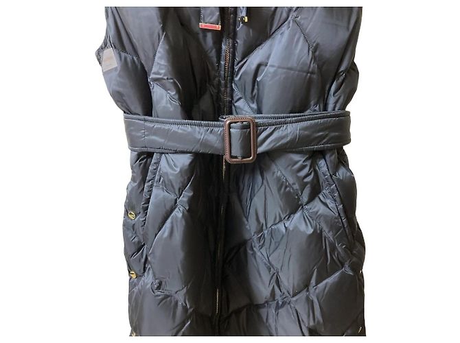 Max Mara The Cube TREGTL Chaleco largo acolchado de plumón Negro - vista 3