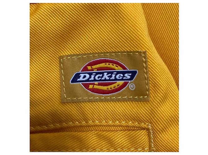 Autre Marque Dickies TC Twill Stretch Wide Pants D'oro Giallo - vista 4