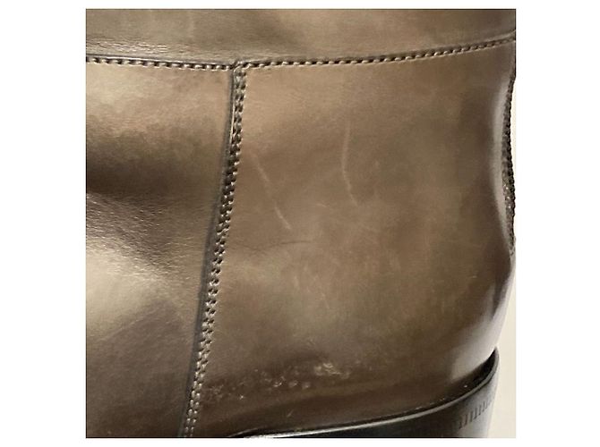Autre Marque Sartore Lederstiefel lang Braun Schwarz - Ansicht 10