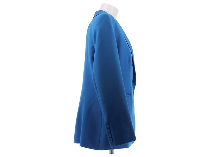 Blazer de lana azul DMN - vista 3