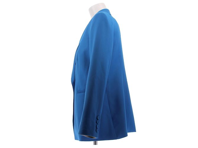 Blazer de lana azul DMN - vista 4