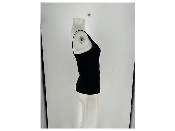 Autre Marque Canotta nera in lana James Perse Standard Nero - vista 4