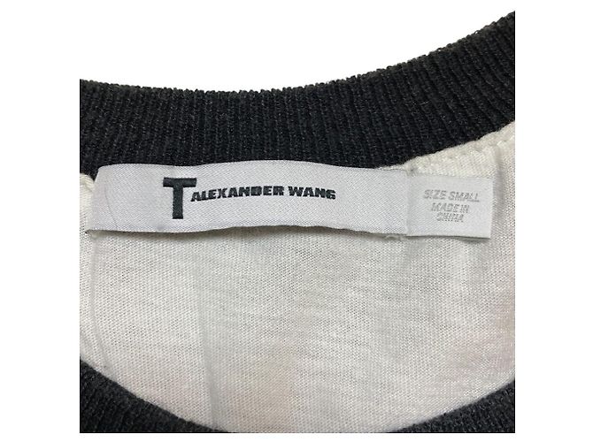 Autre Marque Top in maglia T by Alexander Wang Nero - vista 5