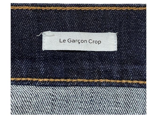 Autre Marque FRAME Pantalones Denim Crop Le Garcon Azul - vista 5