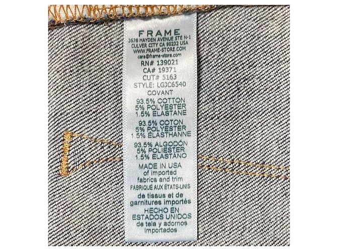 Autre Marque FRAME Pantalones Denim Crop Le Garcon Azul - vista 6