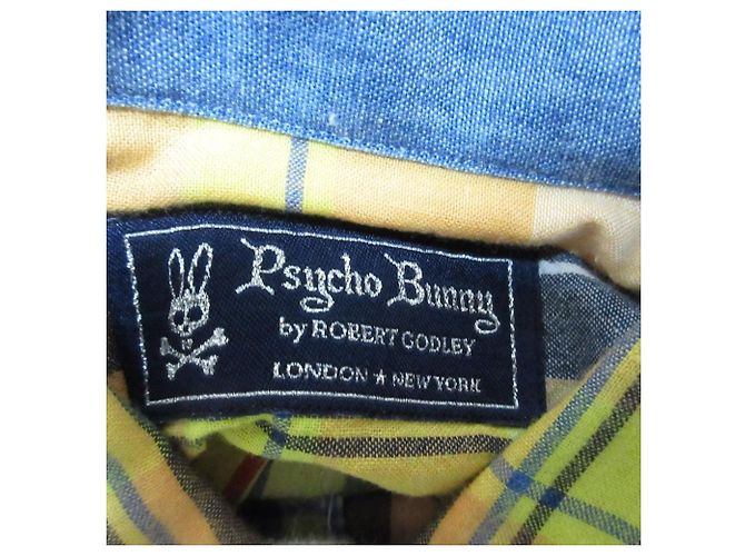 Autre Marque Camisa de algodón a cuadros Psycho Bunny Multicolor - vista 8
