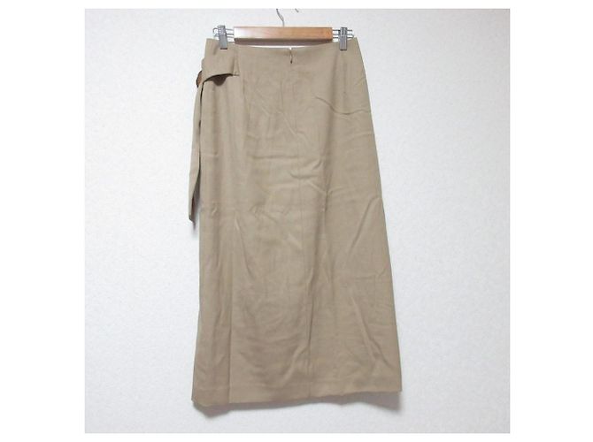 Autre Marque Falda Ajustada con Cinturón green label relaxing Beige - vista 2