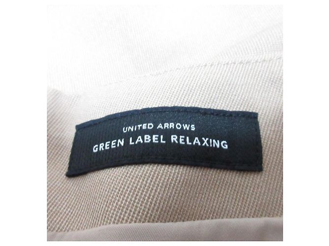 Autre Marque Falda Ajustada con Cinturón green label relaxing Beige - vista 5