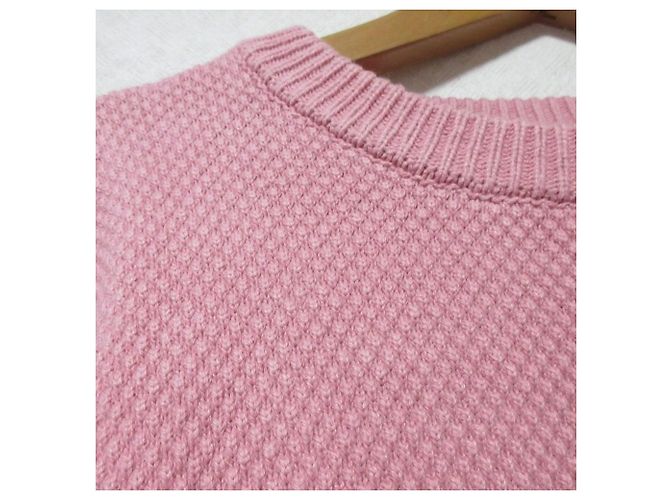 Autre Marque Sea Room Lynn Waffelstrick-Pullover Pink - Ansicht 3