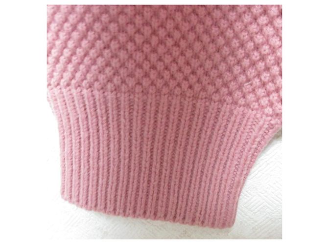 Autre Marque Sea Room Lynn Waffelstrick-Pullover Pink - Ansicht 5