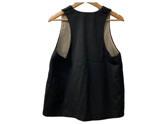 Autre Marque Chaleco Shaggy Gurtwein Negro - vista 3