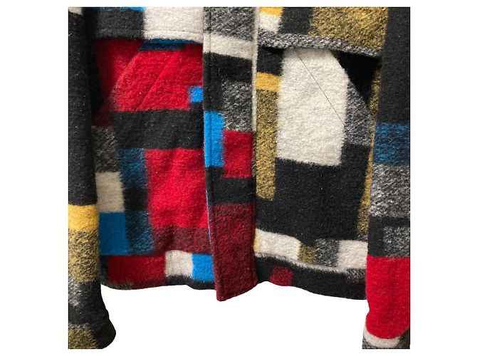 Autre Marque Chaqueta de lana DANIELE ALESSANDRINI Multicolor - vista 3