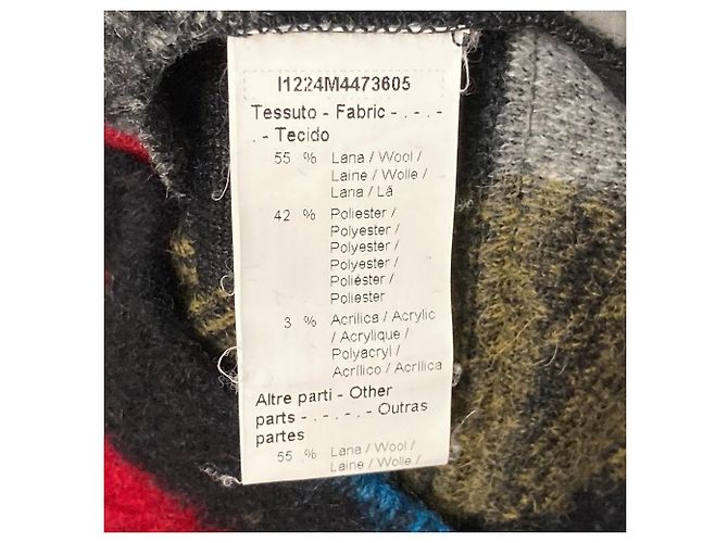 Autre Marque Chaqueta de lana DANIELE ALESSANDRINI Multicolor - vista 7
