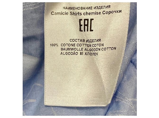 Autre Marque Etro Langarmshirt mit Tier- und Botanikmuster Blau - Ansicht 8