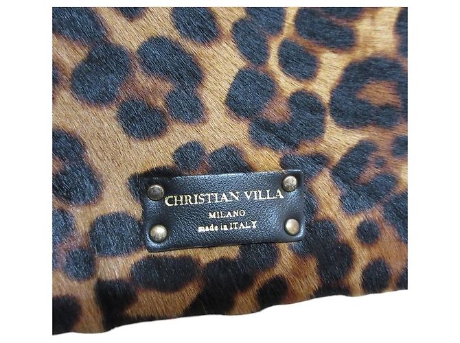 Autre Marque Borsa 2way Christian Villa in vitello Marrone - vista 4