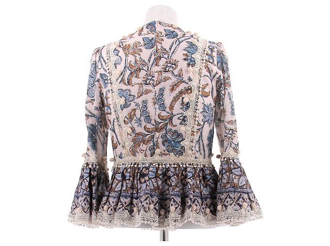 Zimmermann Blusa de lino estampada Multicolor - vista 2