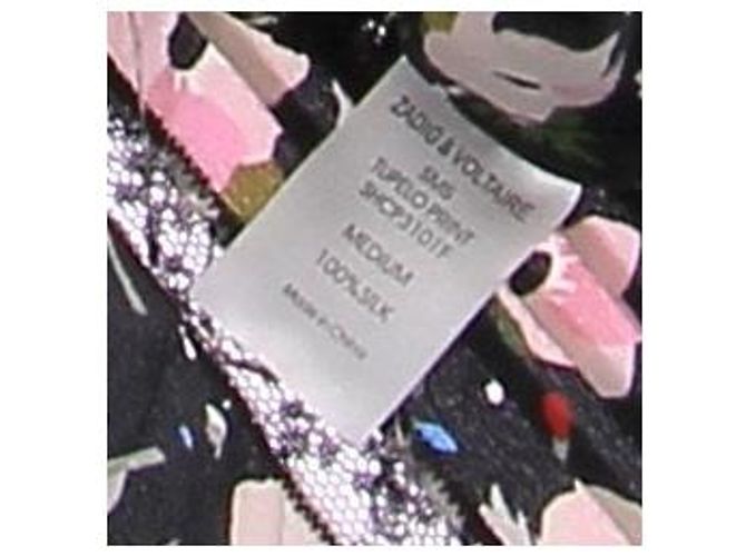 Zadig & Voltaire Kurzarmbluse Schwarz - Ansicht 5