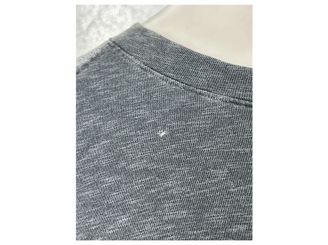 Autre Marque Suéter de algodón gris James Perse Standard Verde - vista 7
