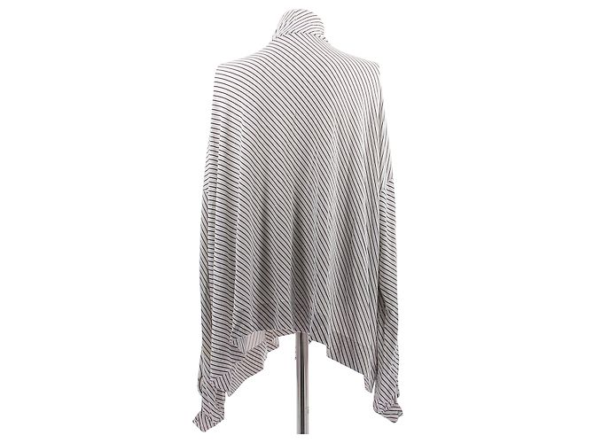 Balenciaga Top de jersey a rayas Blanco - vista 2