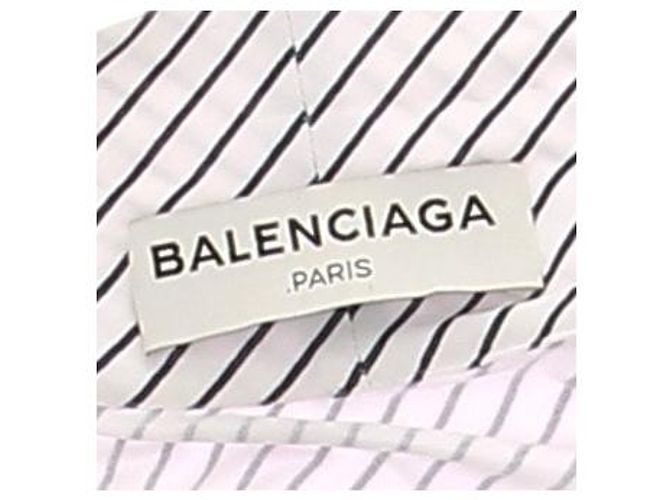 Balenciaga Top de jersey a rayas Blanco - vista 5