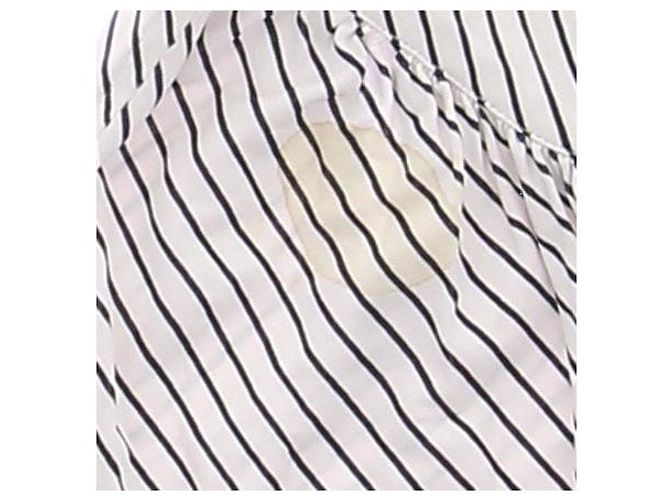 Balenciaga Top de jersey a rayas Blanco - vista 8