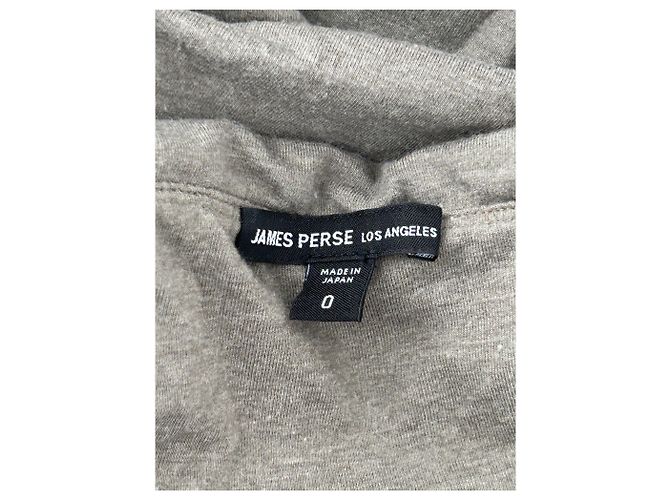 Autre Marque Falda midi de algodón caqui James Perse Standard - vista 3