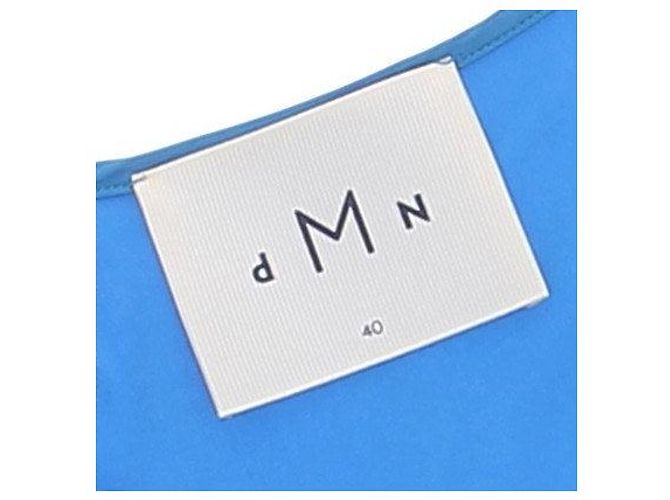 Top de seda satinado azul DMN - vista 5