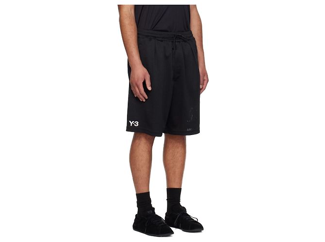 Yohji Yamamoto US MESH SHORTS
Schwarze Mesh-Shorts - Ansicht 3